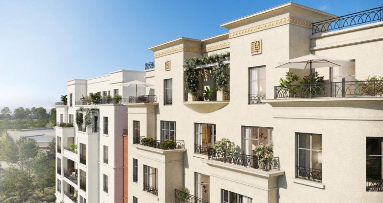 Achat / Vente immobilier neuf Clamart à 300m du tramway T6 Pavé Blanc (92140) - Réf. 9314