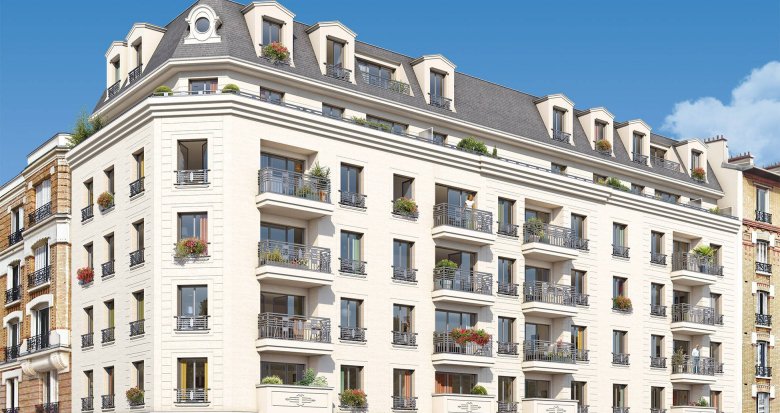 Achat / Vente immobilier neuf Clichy-la-Garenne résidence de standing à 800m du Métro 14 (92110) - Réf. 11834