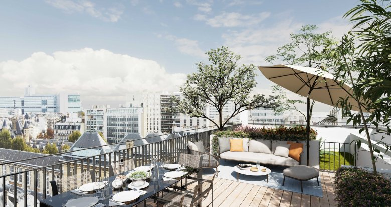 Achat / Vente immobilier neuf Paris 15 à 2 min à pied du métro 6 Sèvres-Lecourbe (75015) - Réf. 8877