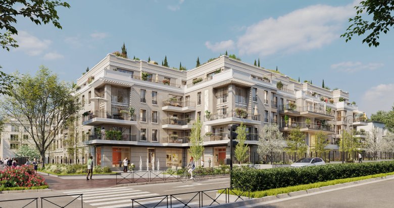 Achat / Vente immobilier neuf Saint-Cloud à 7 min en bus de la gare Transilien L et U (92210) - Réf. 10948